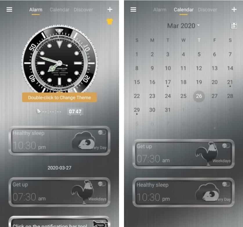 صورة لـ أفضل تطبيقات المنبه لأجهزة Android | 2._GO_Clock-I2eKASfs-DzTechs