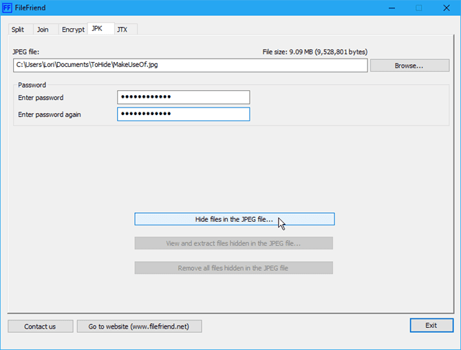 صورة لـ كيفية إخفاء الملفات والمجلدات ومحركات الأقراص في Windows 10 | 22_FileFriend-qcOFsSfs-DzTechs