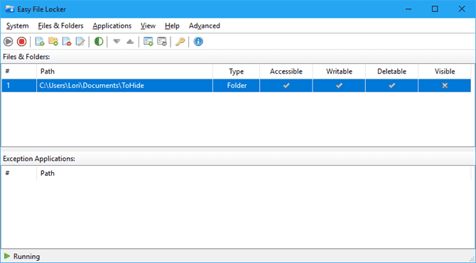 صورة لـ كيفية إخفاء الملفات والمجلدات ومحركات الأقراص في Windows 10 | 24_Easy_File_Locker-deOFsSfs-DzTechs
