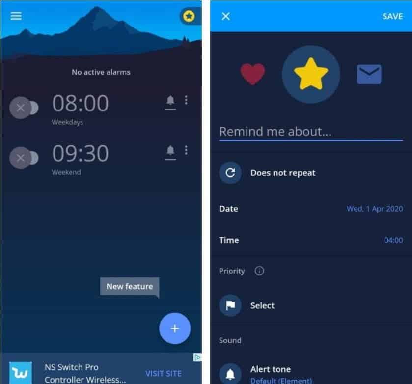 صورة لـ أفضل تطبيقات المنبه لأجهزة Android | 3._Alarm_Clock_Xtreme-jxeKASfs-DzTechs