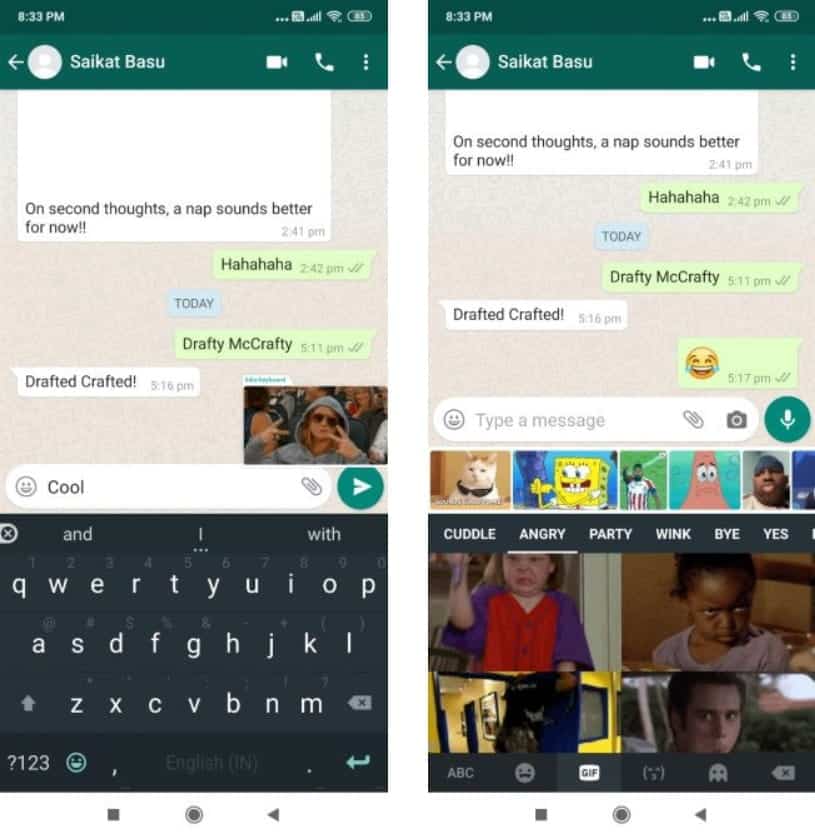 صورة لـ أفضل تطبيقات لوحة مفاتيح GIF للرسائل النصية والرموز التعبيرية على Android | 3._Kika_Keyboard-73wnlRfs-DzTechs