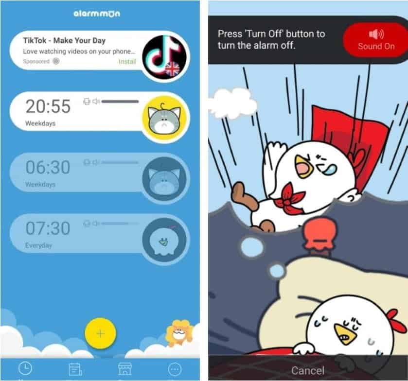 صورة لـ أفضل تطبيقات المنبه لأجهزة Android | 8._AlarmMon-0DeKASfs-DzTechs