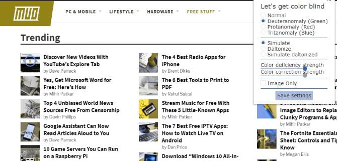 صورة لـ أفضل محاكيات عمى الألوان سهلة الاستخدام عبر الإنترنت | Color_Blind_Simulators_Extension-F3Ph9Rfs-DzTechs