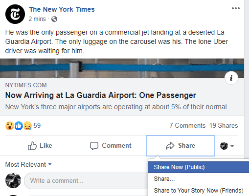 صورة لـ أفضل النصائح لاكتشاف وتجنب (نشر) الأخبار المزيفة أثناء الأزمات | Facebook_Share_Story-GuGW0Sfs-DzTechs