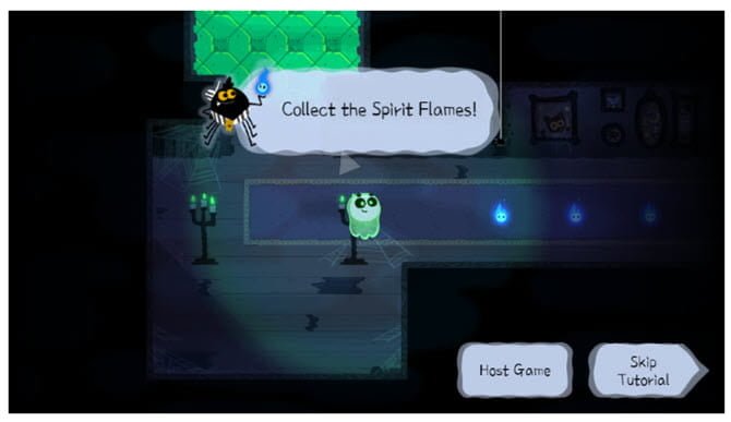 صورة لـ أفضل الألعاب في شعارات Google المُبتكرة الرائجة لتمضية الوقت | Halloween2018-OaP6pTfs-DzTechs