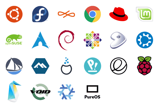 صورة لـ مقارنة بين Linux و Windows: الاختلافات الرئيسية بين أنظمة التشغيل | LinuxVsWindows_Linux_Distros-VWmkcTfs-DzTechs