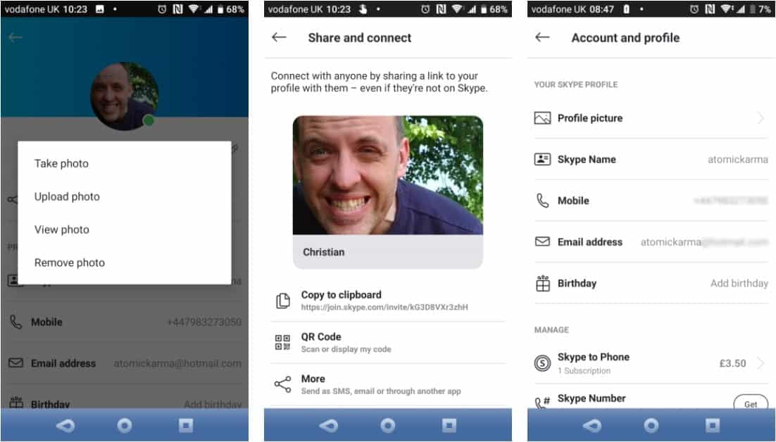 صورة لـ كيفية استخدام Skype على أجهزة Android و iOS للمُبتدئين | Manage_Your_Skype_Profile-BMJQORfs-DzTechs