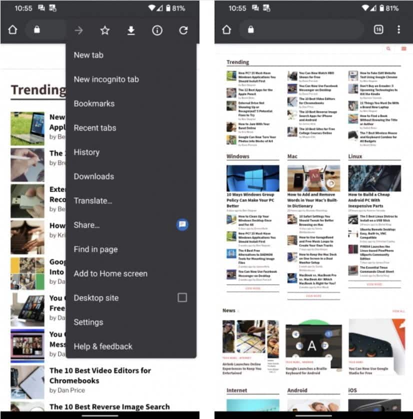صورة لـ كيفية تغيير وكيل المستخدم الخاص بالمتصفح وخداع مواقع الويب | Request_Desktop_Site_on_Android_and_iPhone_e8ryrTfs-pNl0rTfs-DzTechs