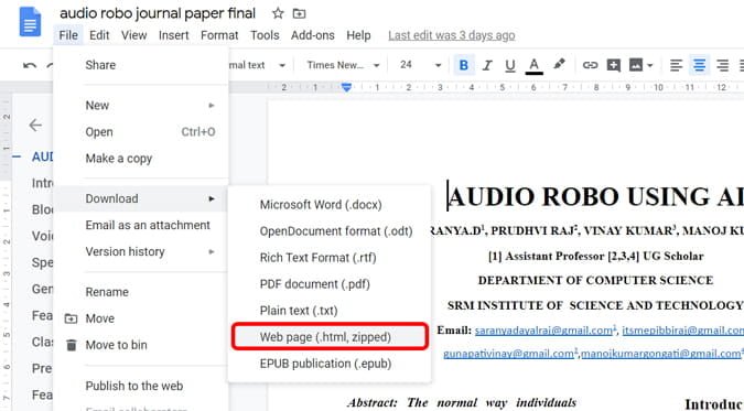 صورة لـ كيفية تنزيل الصور من محرر مستندات Google | Screenshot_175-N6ulaSfs-DzTechs