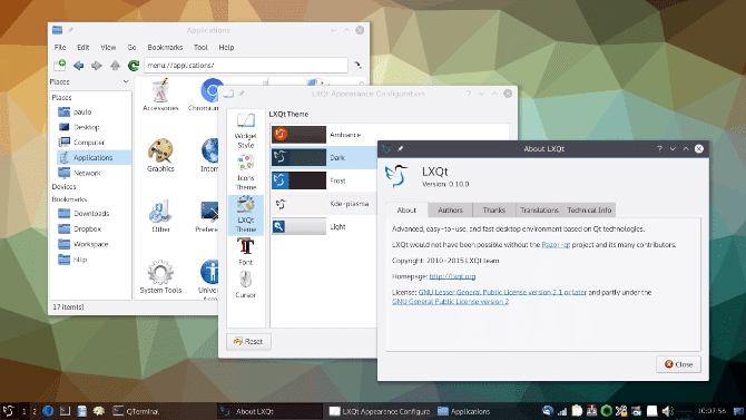 صورة لـ أفضل بيئات سطح المكتب لنظام التشغيل Linux | TopLinuxDesktops_LXQt-j2bOzTfs-DzTechs
