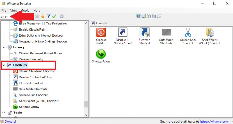 صورة لـ كيفية إزالة تراكب السهم على أيقونة الاختصار على نظام Windows 10 | Winaero_768x410-f6A2xRfs-DzTechs