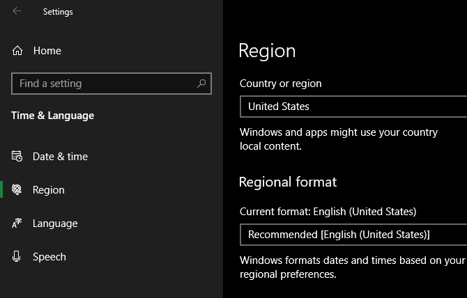 صورة لـ كيفية تغيير التطبيقات والإعدادات الافتراضية في Windows 10 | Windows_10_Change_Regional_Info_670x428-skwgcTfs-DzTechs