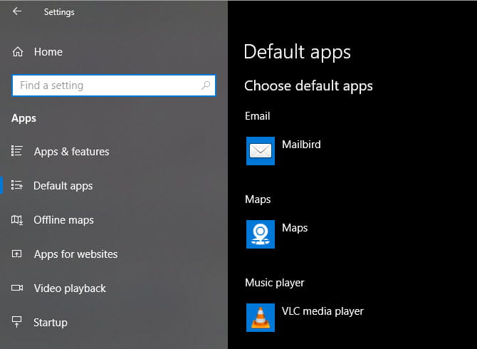 صورة لـ كيفية تغيير التطبيقات والإعدادات الافتراضية في Windows 10 | Windows_10_Default_Apps_Settings-DbwgcTfs-DzTechs