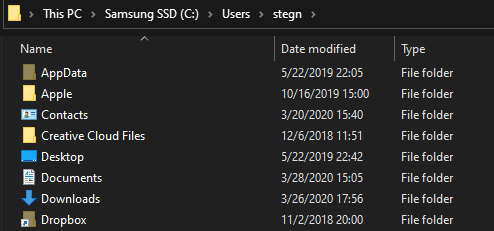 صورة لـ دليل النسخ الاحتياطي: ملفات ومجلدات Windows التي يجب نسخها احتياطيًا دائمًا | Windows_User_Folder-4VSCdSfs-DzTechs