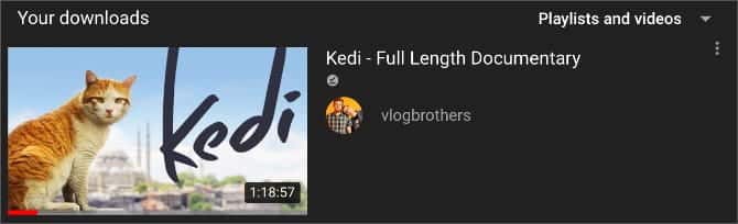 صورة لـ كيفية تنزيل الأفلام على iPad أو iPhone لمشاهدتها في وضع عدم الاتصال | YouTube_downloaded_movie-k4xU3Kfs-DzTechs