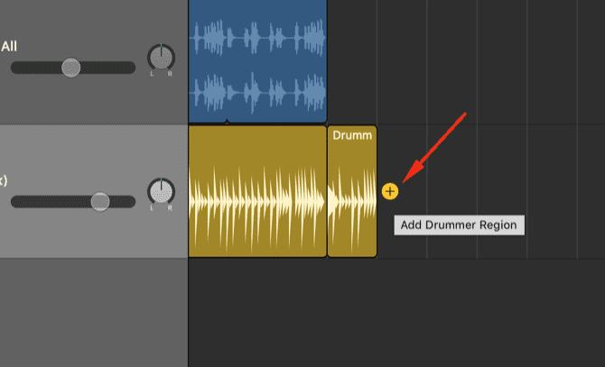 صورة لـ كيفية استخدام GarageBand والتكرارات الحلقية الموسيقية المجانية لإنشاء المسارات الخاصة بك | add_drummer_region-o0Bi1Rfs-DzTechs