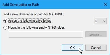 صورة لـ كيفية إخفاء الملفات والمجلدات ومحركات الأقراص في Windows 10 | assign_drive_letter_hidden_drive-rZNFsSfs-DzTechs