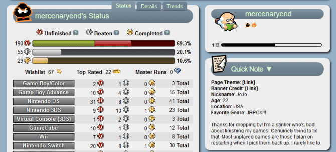 صورة لـ أفضل التطبيقات لإدارة مجموعة ألعاب الفيديو الخاصة بك بشكل أفضل | backloggery-dpRl1Sfs-DzTechs