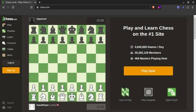 صورة لـ أفضل الألعاب للعبها أثناء مكالمات الفيديو الجماعية على Zoom | chess_online_on_zoom-ixuvvRfs-DzTechs