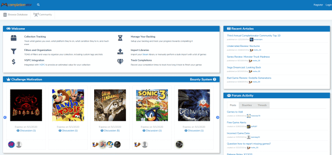 صورة لـ أفضل التطبيقات لإدارة مجموعة ألعاب الفيديو الخاصة بك بشكل أفضل | completionator-3oRl1Sfs-DzTechs