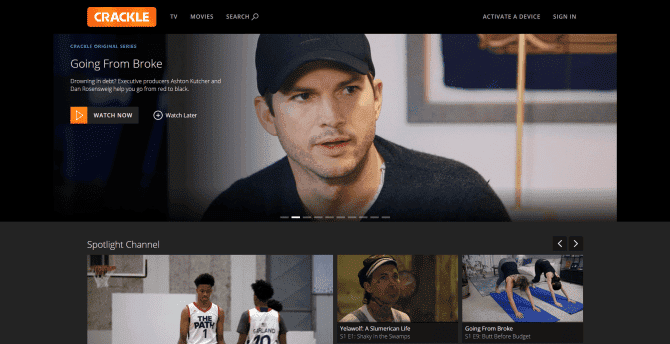 صورة لـ أفضل خدمات البث البديلة لـ Netflix ، المجانية والمدفوعة | crackle-T4rMkTfs-DzTechs
