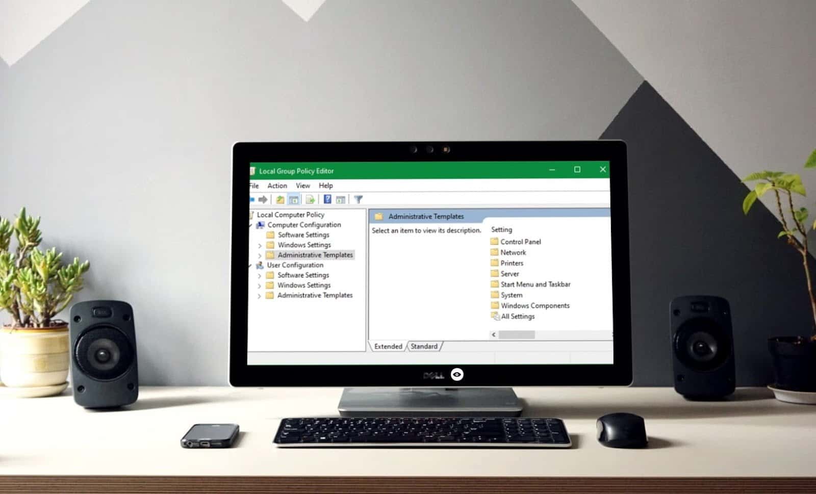 صورة لـ أفضل طرق التعديل في سياسة مجموعة Windows التي تجعل الكمبيوتر الخاص بك أفضل | dell_pc_monitor_mockup__180609132144-XsZroSfs-DzTechs