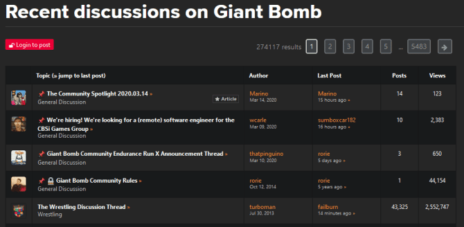 صورة لـ أفضل منتديات الألعاب الكبيرة للحديث عن ألعاب الفيديو ومُناقشة تحدياتها | giantbomb_670x328-w4vIZQfs-DzTechs