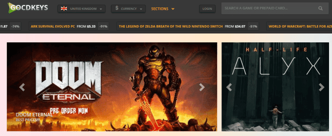 صورة لـ أفضل مواقع الويب للحصول على الصفقات والتخفيضات لألعاب الفيديو | gocdkeys-mcDX2Rfs-DzTechs