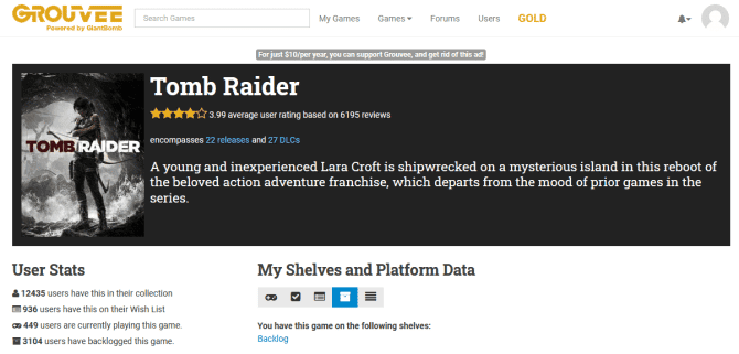 صورة لـ أفضل التطبيقات لإدارة مجموعة ألعاب الفيديو الخاصة بك بشكل أفضل | grouvee-6qRl1Sfs-DzTechs