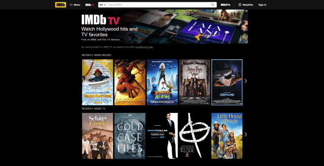 صورة لـ أفضل خدمات البث البديلة لـ Netflix ، المجانية والمدفوعة | imdbtv-9hsMkTfs-DzTechs