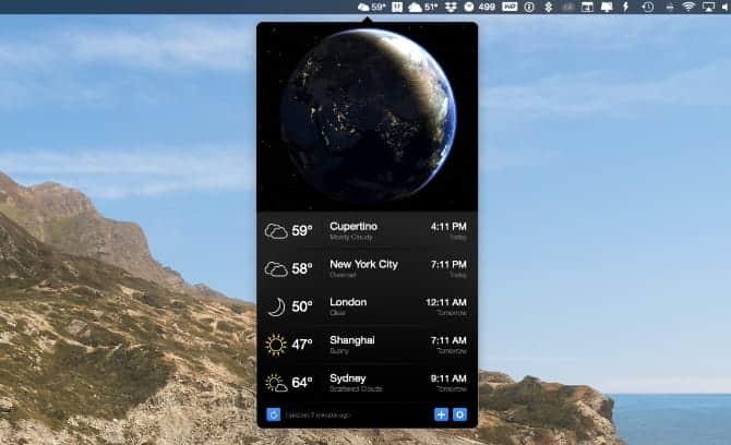 صورة لـ أفضل تطبيقات الطقس على الـ Mac | living_earth_mac-eMTsuSfs-DzTechs