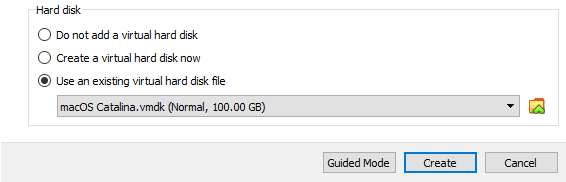 صورة لـ كيفية تشغيل macOS على نظام التشغيل Windows 10 في جهاز افتراضي | macos-catalina-virtualbox-assign-vmdk-DzTechs