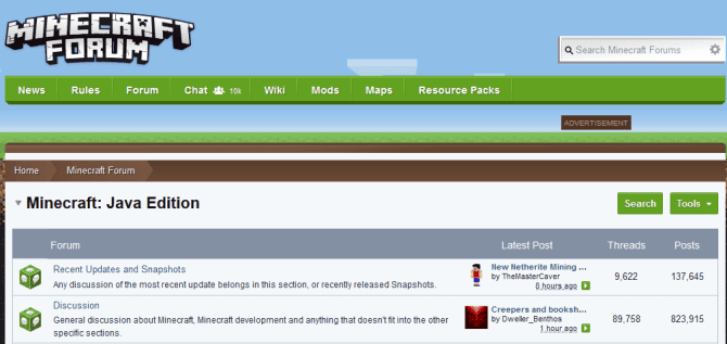 صورة لـ أفضل منتديات الألعاب الكبيرة للحديث عن ألعاب الفيديو ومُناقشة تحدياتها | minecraft_670x317-AAvIZQfs-DzTechs