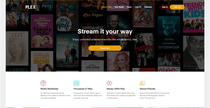 صورة لـ أفضل خدمات البث البديلة لـ Netflix ، المجانية والمدفوعة | plex-mrsMkTfs-DzTechs