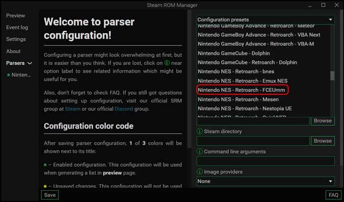 صورة لـ كيفية لعب الألعاب الرجعية على Steam باستخدام Steam ROM Manager؟ | preset2-BBD8sRfs-DzTechs