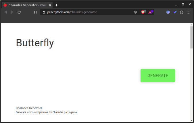 صورة لـ أفضل الألعاب للعبها أثناء مكالمات الفيديو الجماعية على Zoom | random_charade_generator-zxruvRfs-DzTechs