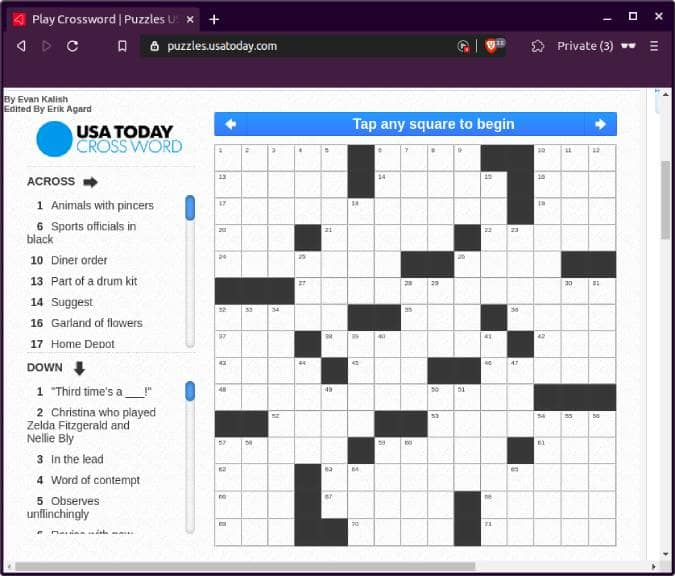 صورة لـ أفضل الألعاب للعبها أثناء مكالمات الفيديو الجماعية على Zoom | usa_today_crossword_puzzle-gysvvRfs-DzTechs