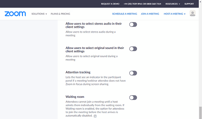 صورة لـ أفضل الطرق لتأمين دردشة Zoom ولماذا تحتاج إلى القيام بذلك | zoom_turn_off_attention_tracking-usyJYQfs-DzTechs