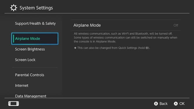 صورة لـ لم يتصل Nintendo Switch الخاص بك بالإنترنت؟ إليك ما يجب فعله | 02_Switch_Airplane_Mode_670x377-XvrWzTfs-DzTechs