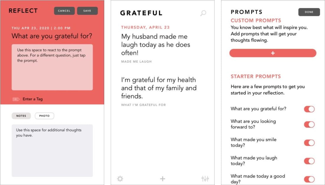 صورة لـ أفضل تطبيقات مذكرات يوميات الامتنان لمستخدمي iPhone و Android | 1._Grateful-mwurJUfs-DzTechs