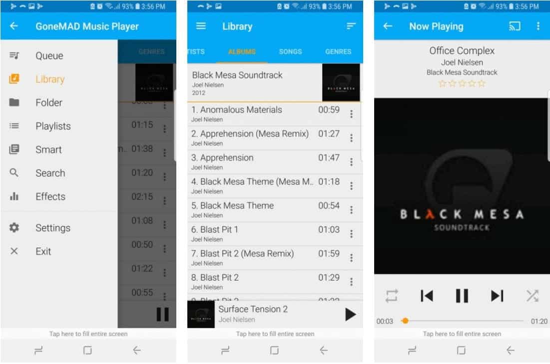 صورة لـ أفضل تطبيقات تشغيل الموسيقى في وضع عدم الإتصال لنظام Android | 15._GoneMAD_Player-xXAZaVfs-DzTechs