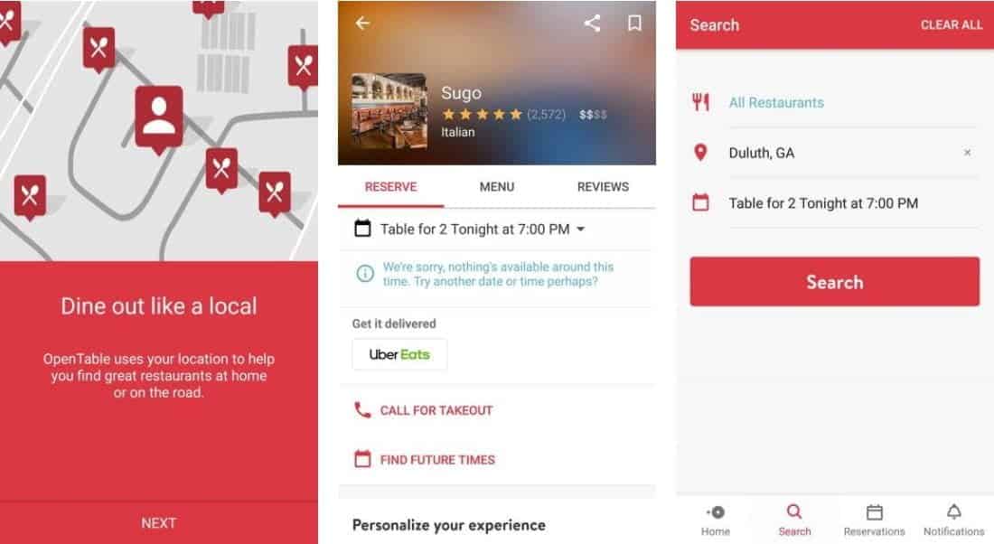 صورة لـ أفضل تطبيقات إنتقاء المطاعم لمساعدتك على تحديد مكان تناول العشاء التالي | 2._OpenTable-dxp8HTfs-DzTechs