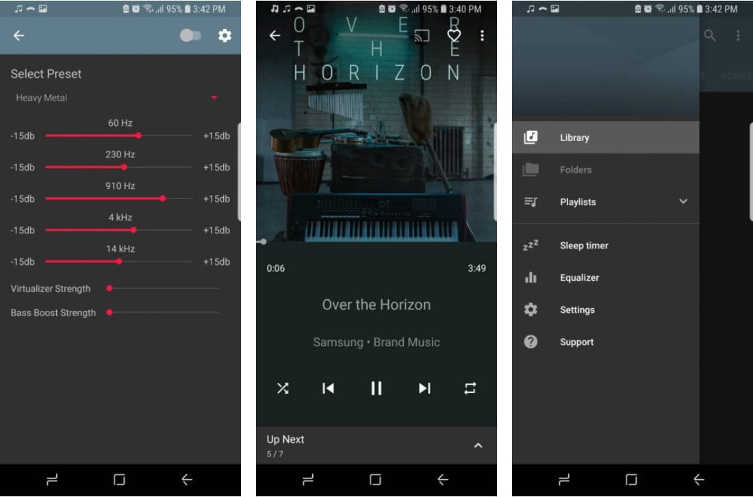 صورة لـ أفضل تطبيقات تشغيل الموسيقى في وضع عدم الإتصال لنظام Android | 7._Shuttle_Music_Player-OyAZaVfs-DzTechs