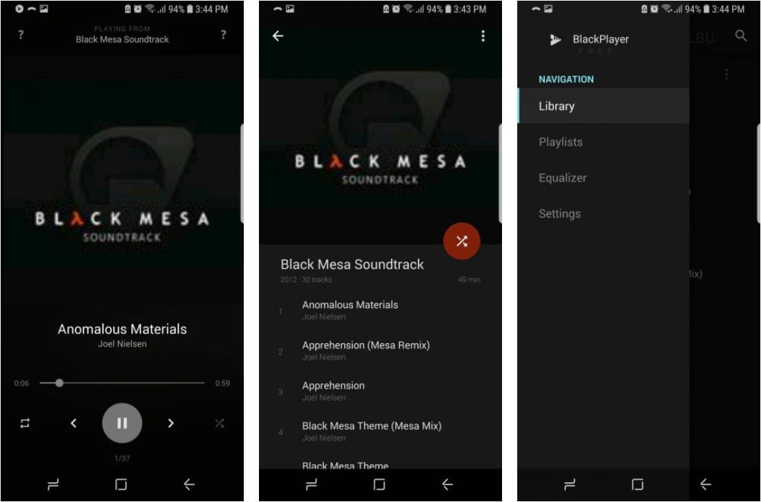 صورة لـ أفضل تطبيقات تشغيل الموسيقى في وضع عدم الإتصال لنظام Android | 8._BlackPlayer-U8AZaVfs-DzTechs