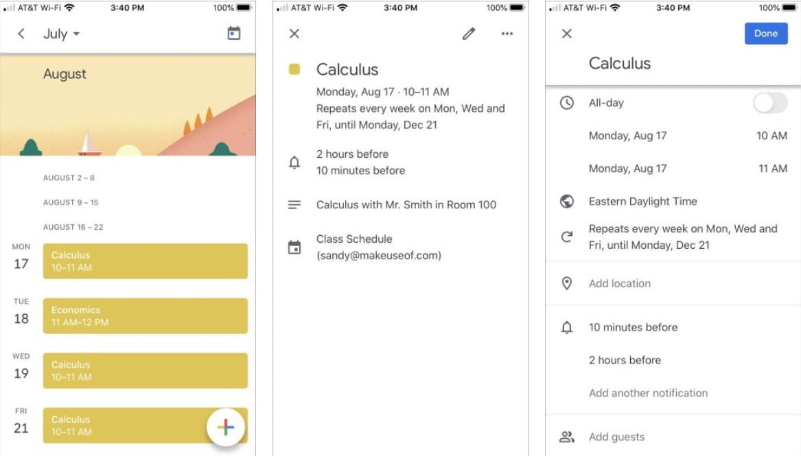 صورة لـ كيفية استخدام تقويم Google لتنظيم جدولك الدراسي | Access_Google_Calendar_On_The_Go-LIdKsWfs-DzTechs
