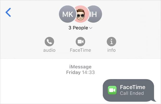 صورة لـ كيفية استخدام Group FaceTime على الـ Mac أو iPhone أو iPad للمكالمات الجماعية | FaceTime_button_from_Messages_app-ebVGBTfs-DzTechs