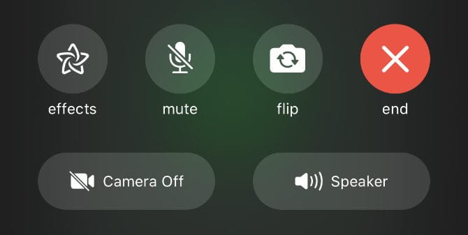 صورة لـ FaceTime لا يعمل أو غير متوفر؟ إصلاحات محتملة لتجربتها | FaceTime_controls_from_iPhone_670x337-8bO25Ufs-DzTechs