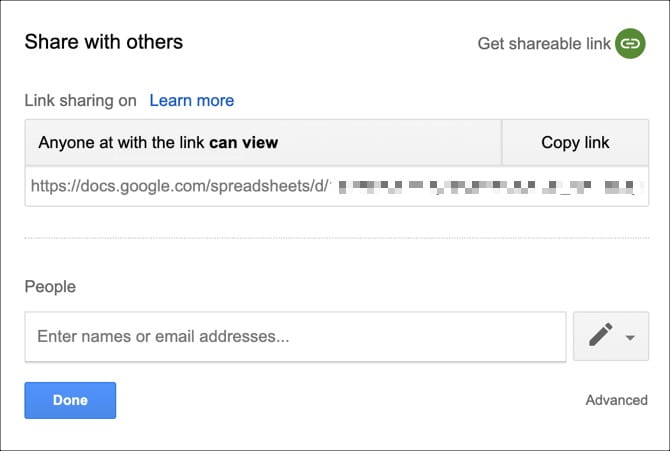 صورة لـ أفضل أدوات العمل الجماعي من Google للتعاون عبر الإنترنت | GoogleSheetsShareOptions-AC5UxUfs-DzTechs