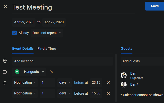 صورة لـ كيفية استخدام Google Hangouts: النصائح والحيل التي يجب أن تعرفها | Google_Hangouts_Schedule_Meeting_670x421-tsBdHTfs-DzTechs