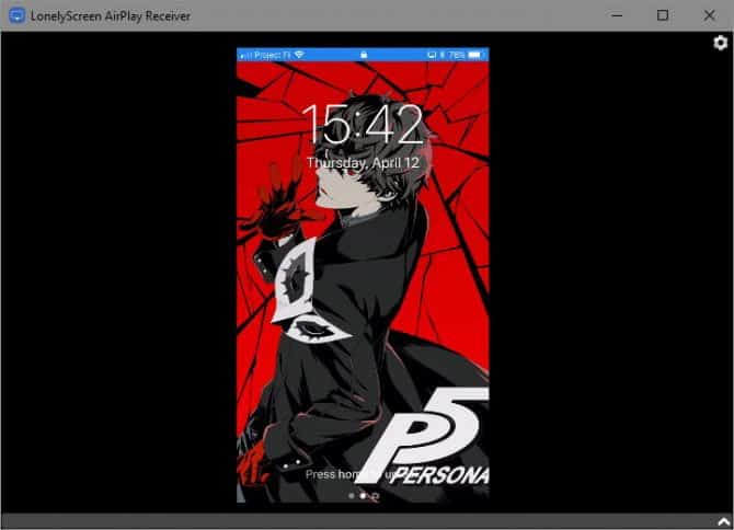 صورة لـ كيفية عرض وإرسال الرسائل النصية القصيرة من جهاز الكمبيوتر الخاص بك | LonelyScreen-Mirror-iPhone-670x484-DzTechs